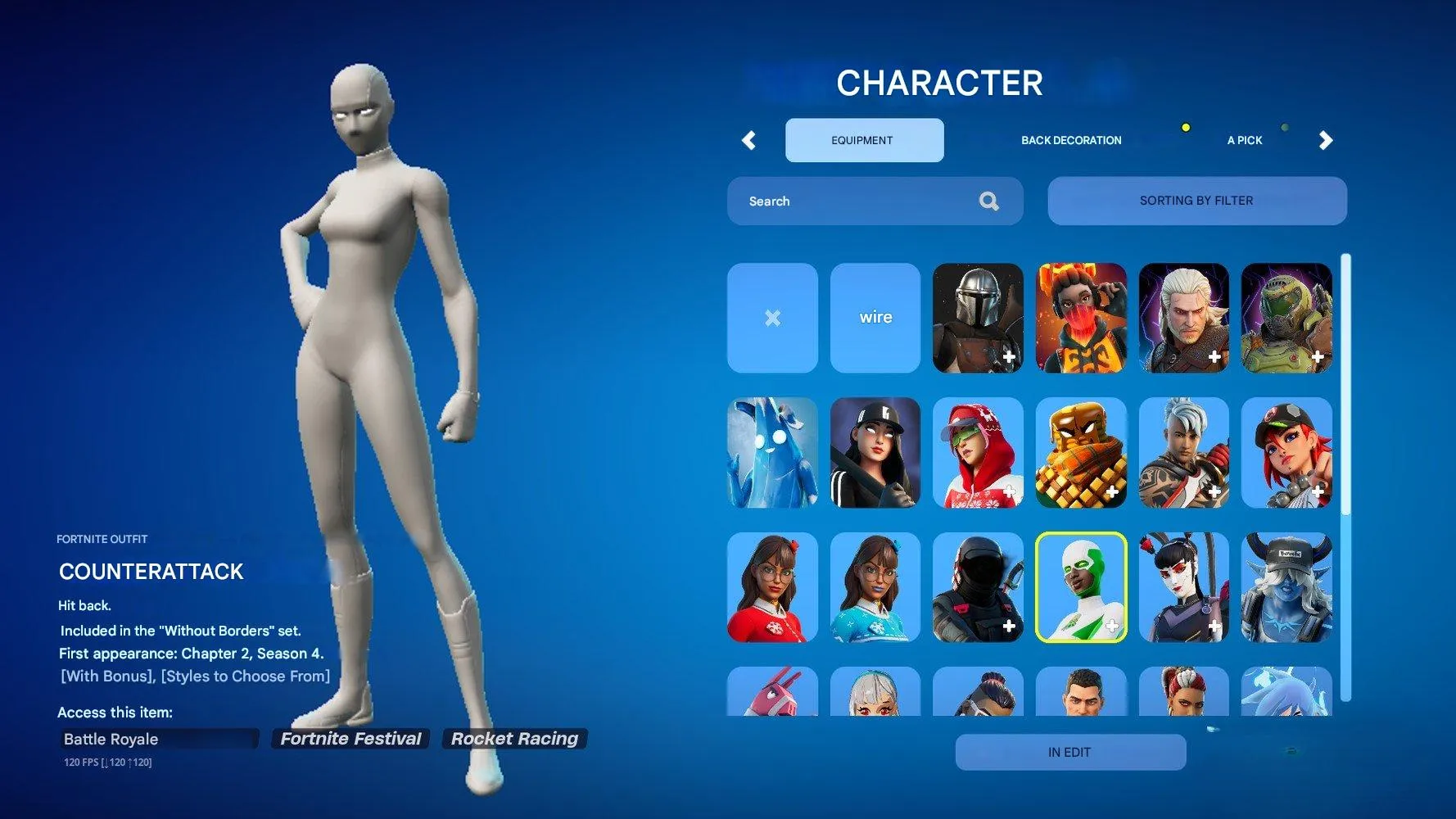 F1046 Custom Skin Account With Leviathan & Counterattack + Travis Scott's Hang Glider